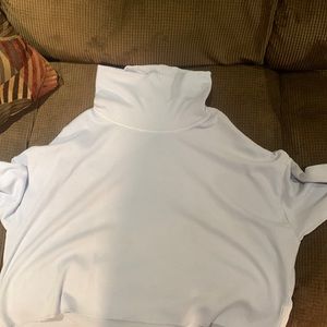 american eagle cropped long sleve turtle neck